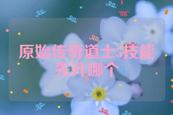 原始传奇道士5技能先升哪个