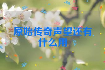原始传奇声望还有什么用
