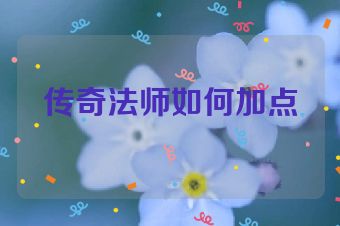 传奇法师如何加点