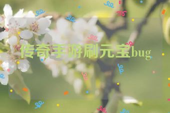 传奇手游刷元宝bug
