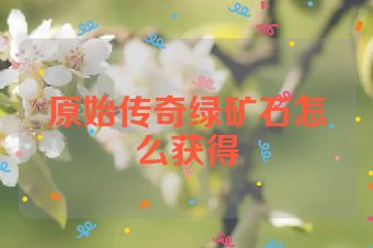原始传奇绿矿石怎么获得