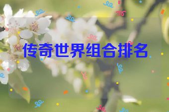 传奇世界组合排名