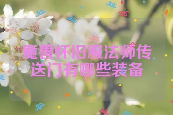 魔兽怀旧服法师传送门有哪些装备