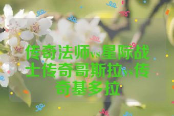传奇法师vs星际战士传奇哥斯拉vs传奇基多拉