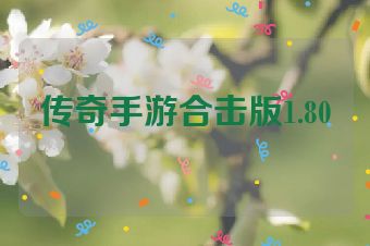 传奇手游合击版1.80