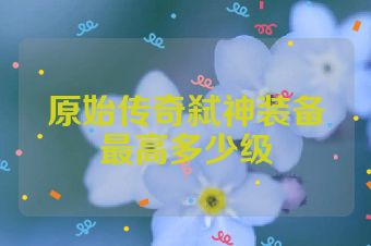 原始传奇弑神装备最高多少级