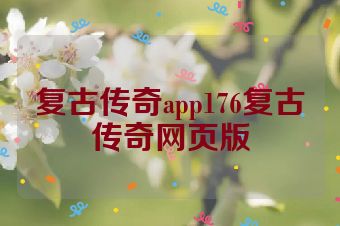 复古传奇app176复古传奇网页版