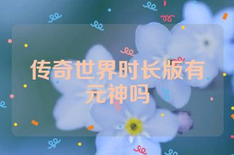 传奇世界时长版有元神吗