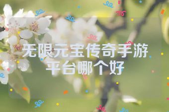 无限元宝传奇手游平台哪个好