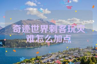 奇迹世界刺客玩灾难怎么加点