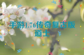 手游1.76传奇复古版道士