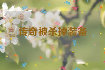 传奇被杀掉装备