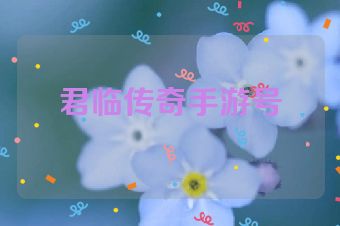 君临传奇手游号