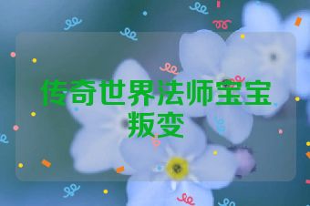 传奇世界法师宝宝叛变
