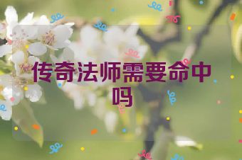 传奇法师需要命中吗
