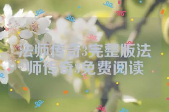 法师传奇3完整版法师传奇3免费阅读