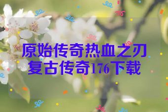 原始传奇热血之刃复古传奇176下载