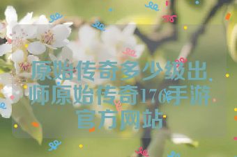 原始传奇多少级出师原始传奇176手游官方网站