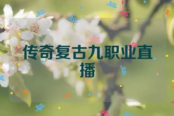 传奇复古九职业直播