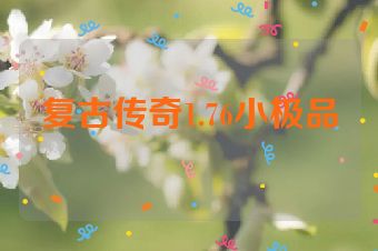 复古传奇1.76小极品