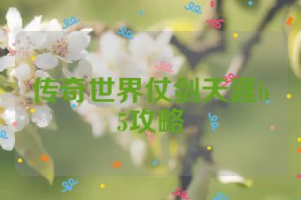 传奇世界仗剑天涯h5攻略
