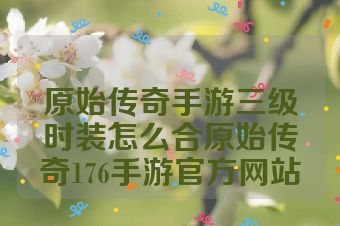 原始传奇手游三级时装怎么合原始传奇176手游官方网站