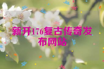 新开176复古传奇发布网站