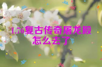 1.76复古传奇屠龙殿怎么去了