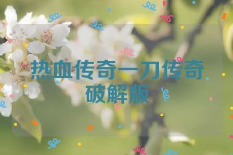热血传奇一刀传奇破解版
