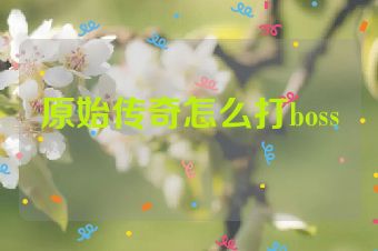 原始传奇怎么打boss