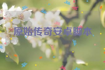 原始传奇安卓脚本