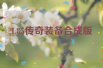 1.85传奇装备合成版