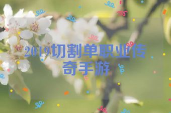 2019切割单职业传奇手游