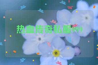 热血传奇私服999