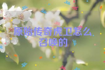 原始传奇虎卫怎么召唤的