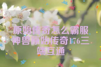 原始传奇怎么霸服神兽原始传奇176三端互通