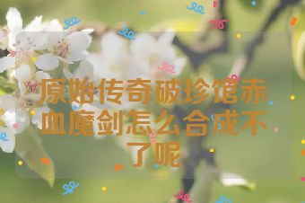 原始传奇破珍馆赤血魔剑怎么合成不了呢