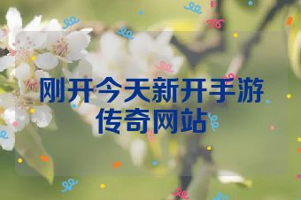 刚开今天新开手游传奇网站